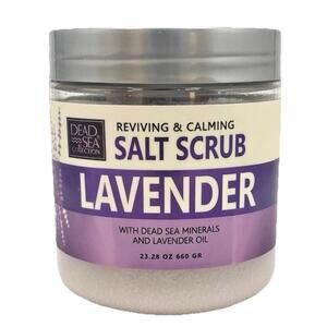 Dead Sea Collection LAVENDER MINERAL SALT SCRUB Reviving Calming 23.28oz